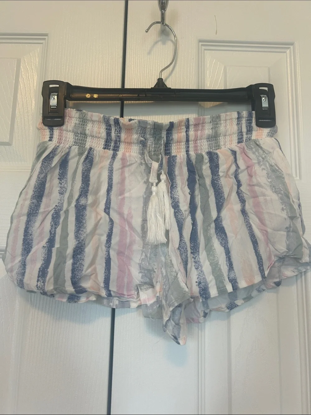 Ocean Drive 2 Piece Matching Set Shorts and Crop Top - Multicolor Stripe, size S